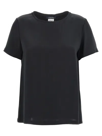 Max Mara Cosmo Interlock T-shirt In Blue