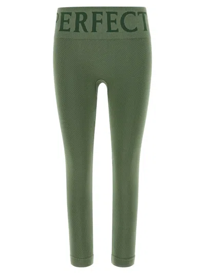 Perfect Moment Women Green Perfect Thermal Leggings, Xs Luxury Activewear For Women Darveys