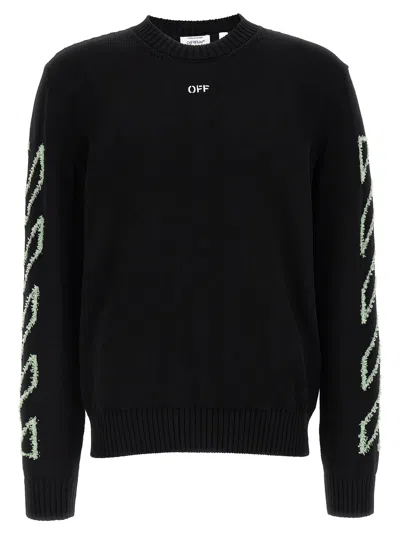 Off-white Sweater Men In Black