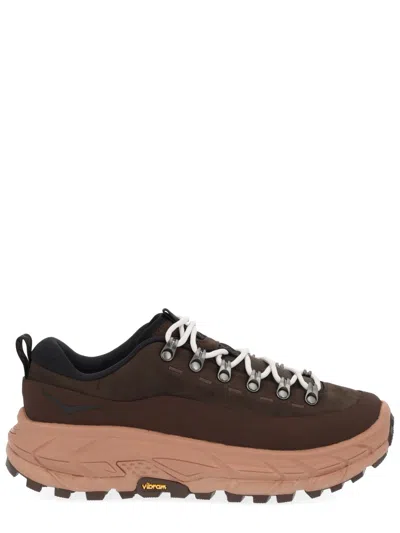Hoka One One Tor Summit Lace-up Sneakers In Brown
