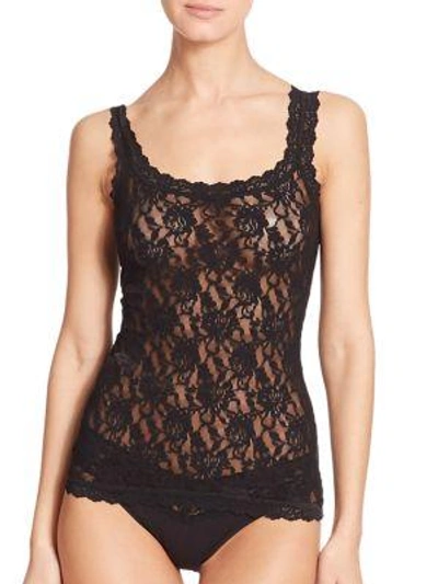 Shop Hanky Panky Floral Lace Camisole In Red