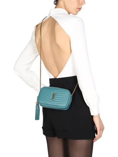 Saint Laurent Backless Playsuit In White