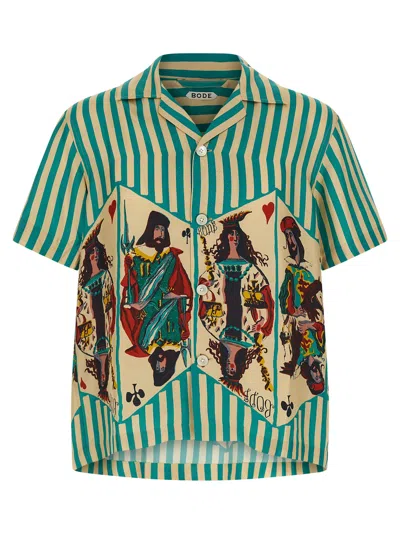 Bode Multicolor Royals Shirt In Green