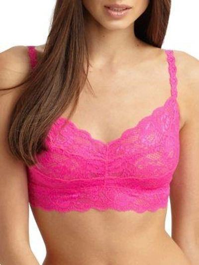 Shop Cosabella Never Say Never Sweetie Soft Bra In Shocking Pink