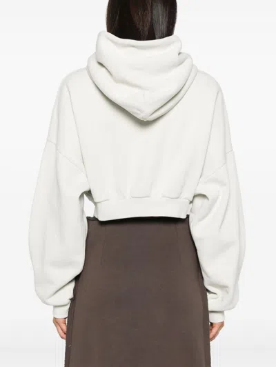 Entire Studios Cropped Heavy Hood In Gray