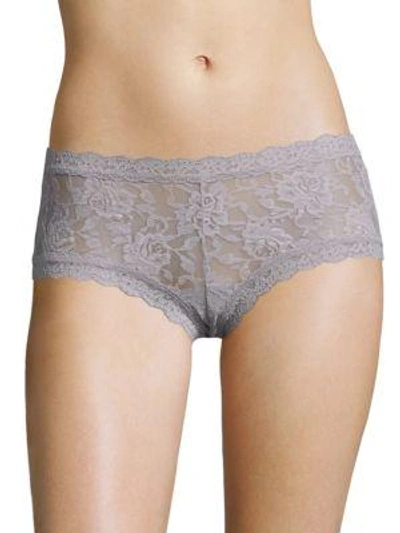 Shop Hanky Panky Lace Boyshort In Tickled Pink