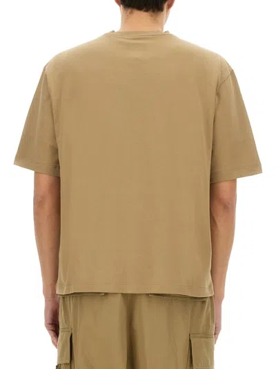 Dsquared2 Dsquared Icon New Generation Loose Fit Embossed T-shirt In Brown