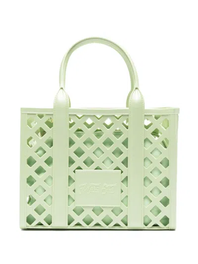 Marc Ellis Flat Plot Logo-patch Tote Bag In Green