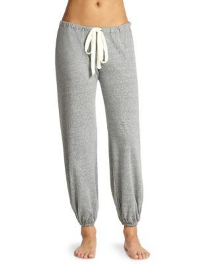 Shop Eberjey Heather Pajama Pants In Dark Grey