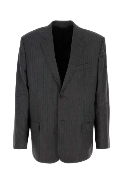Balenciaga C.p.company Denim Blazer With Double-breasted Design In Multi