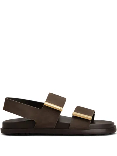Tod's Women Brown Leather Sandals, 7.5/8.5 Luxury Pumps & Heels For Women Darveys