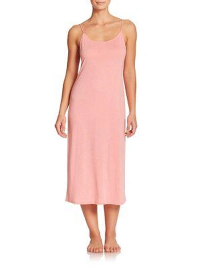 Shop Natori Solid Gown In Cashmere