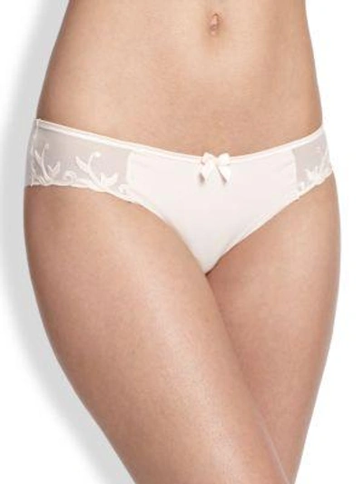 Shop Simone Perele Women's Andora Cotton Bikini Underwear In Blush