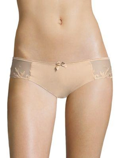 Shop Simone Perele Andora Cotton Bikini Underwear In Nude