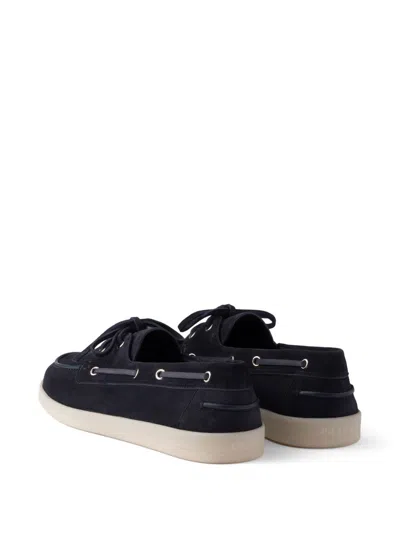 Prada Elegant Moccasins For Men - Ss26 Collection In Black