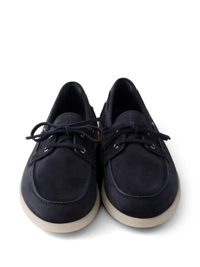 Prada Elegant Moccasins For Men - Ss26 Collection In Black