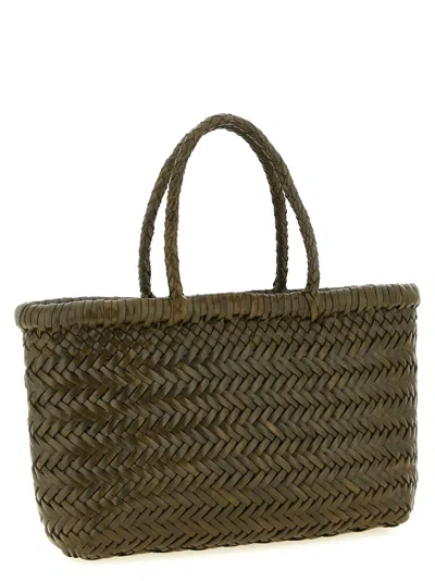 Dragon Diffusion Flat Gora Mini Tote Woven Rectangular