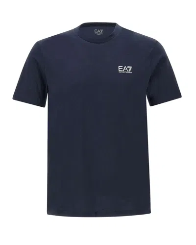 Ea7 T-shirt Core Identity Armani Blue In Blue
