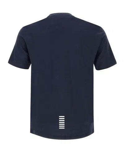 Ea7 T-shirt Core Identity Armani Blue In Blue