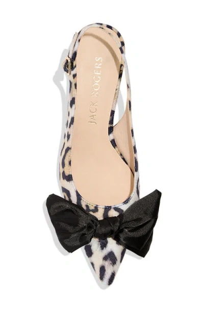 Jack Rogers Debra Slingback Pointed Toe Pump In Multi