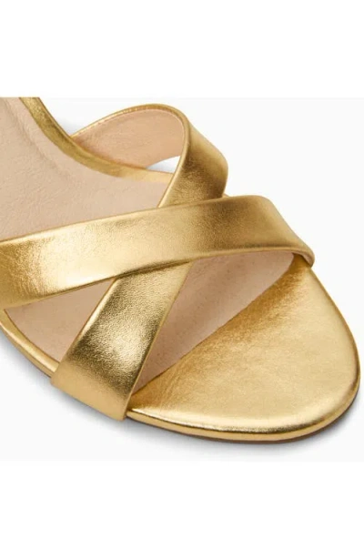 Jack Rogers Peri Ankle Strap Sandal In Gold