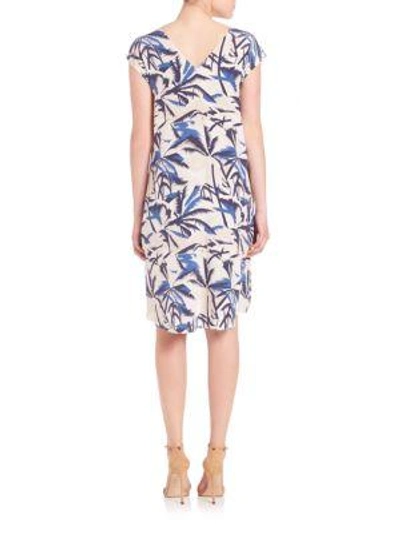 Shop Elle Sasson Allison Dress In Blue-white