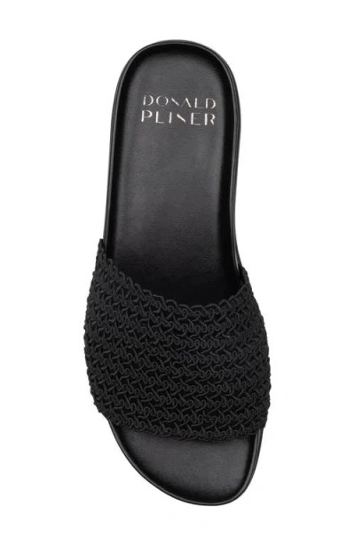 Donald Pliner Frou Platform Wedge Sandal In Black
