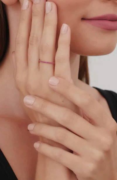 Bony Levy Stackable Ruby Ring In Gold