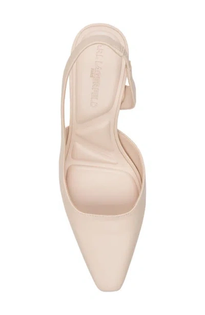 Karl Lagerfeld Sheenz Pointed Toe Slingback Pump In Multi