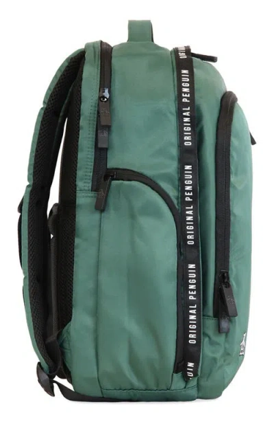 Original Penguin Zip Nylon Backpack In White