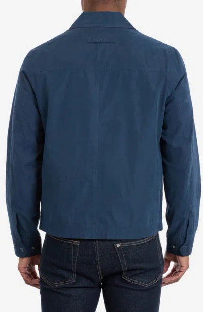 Tommy Hilfiger Microfiber Golf Jacket In Blue