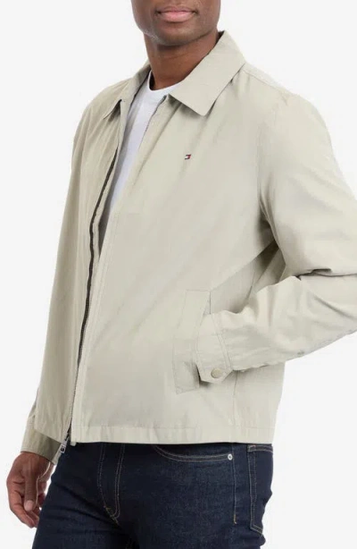 Tommy Hilfiger Microfiber Golf Jacket In Brown