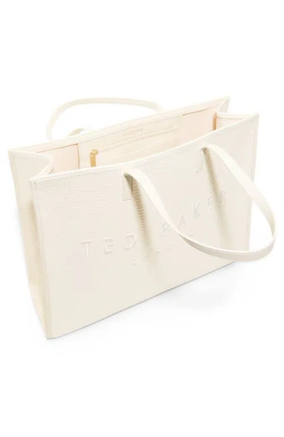 Ted Baker Palmer Tote In White