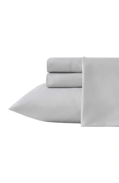 Eddie Bauer Highland Chill Solid Temperature Regulating Microfiber 4-pc. Sheet Set, Queen In Gray