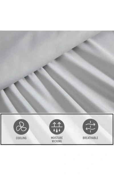 Eddie Bauer Highland Chill Solid Temperature Regulating Microfiber 4-pc. Sheet Set, Queen In Gray