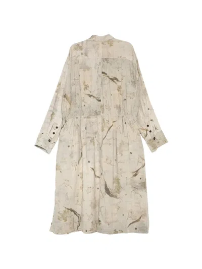 Ziggy Chen Graphic-print Double-breasted Coat In Multi