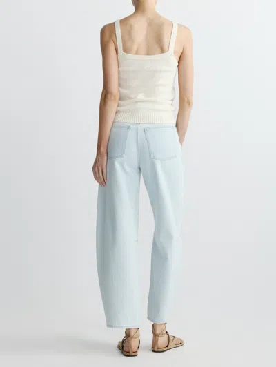 Dl1961 Miro Barrel High Rise Jeans In Saltstone In Blue