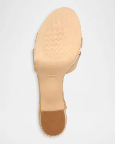 Schutz 105mm Keefa Leather Platform Sandals In Multi