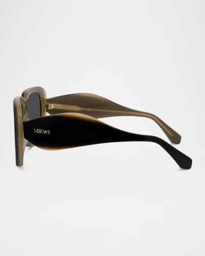 Loewe Square Frame Sunglasses In Black