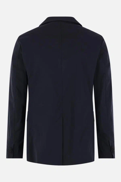 Aspesi Single-breasted Suit Jacket In Blue