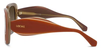 Loewe Signature Sunglasses In Red