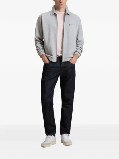 Woolrich Zip Sweatshirt In Blue