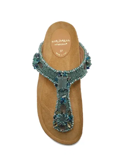 Maliparmi Beaded Sandals In Multi