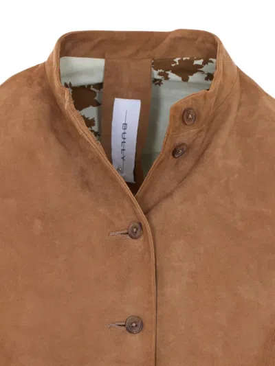 Bully Suede Bomber Jacket In Multi
