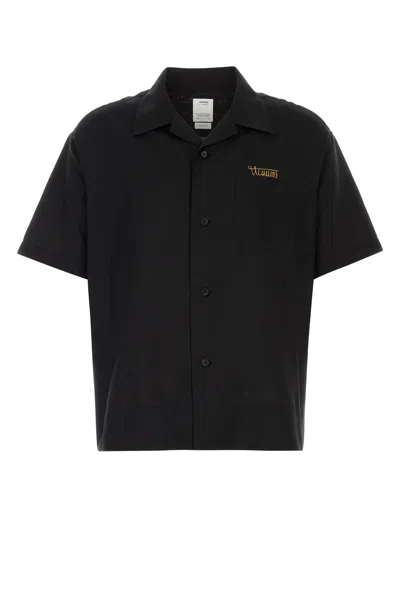 Visvim Black Silk Shirt In Multi
