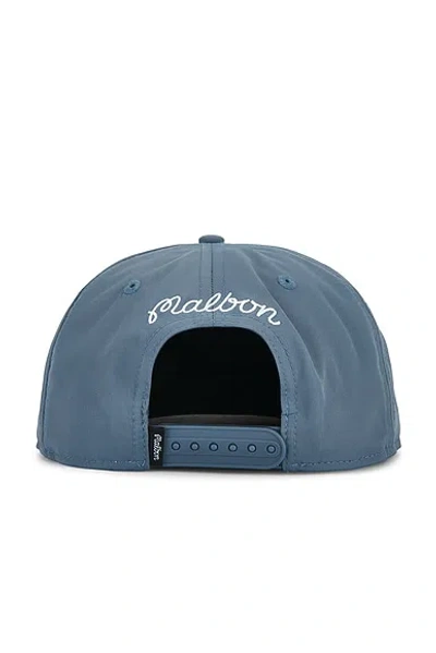 Malbon M Snapback In Blue