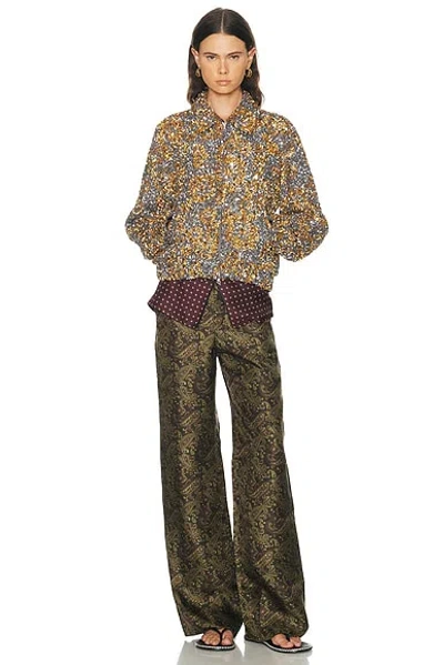 Dries Van Noten Vinnia Sequinned Bomber Jacket In Multi