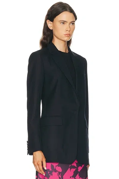 Dries Van Noten Blanchet Jacket In Blue