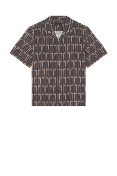 Rag & Bone Avery Printed Shirt In Multi