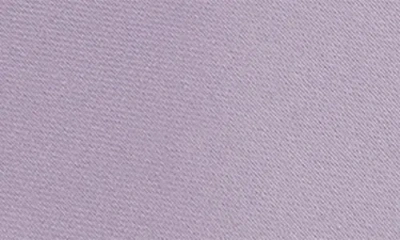 Construct Solid Satin Tie In Purple